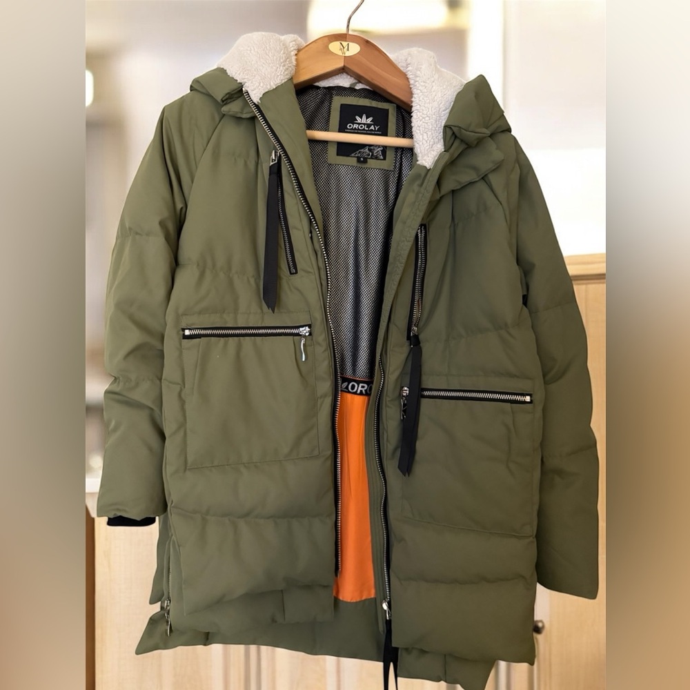 Amazon Orolay Puffer Jacket Size S